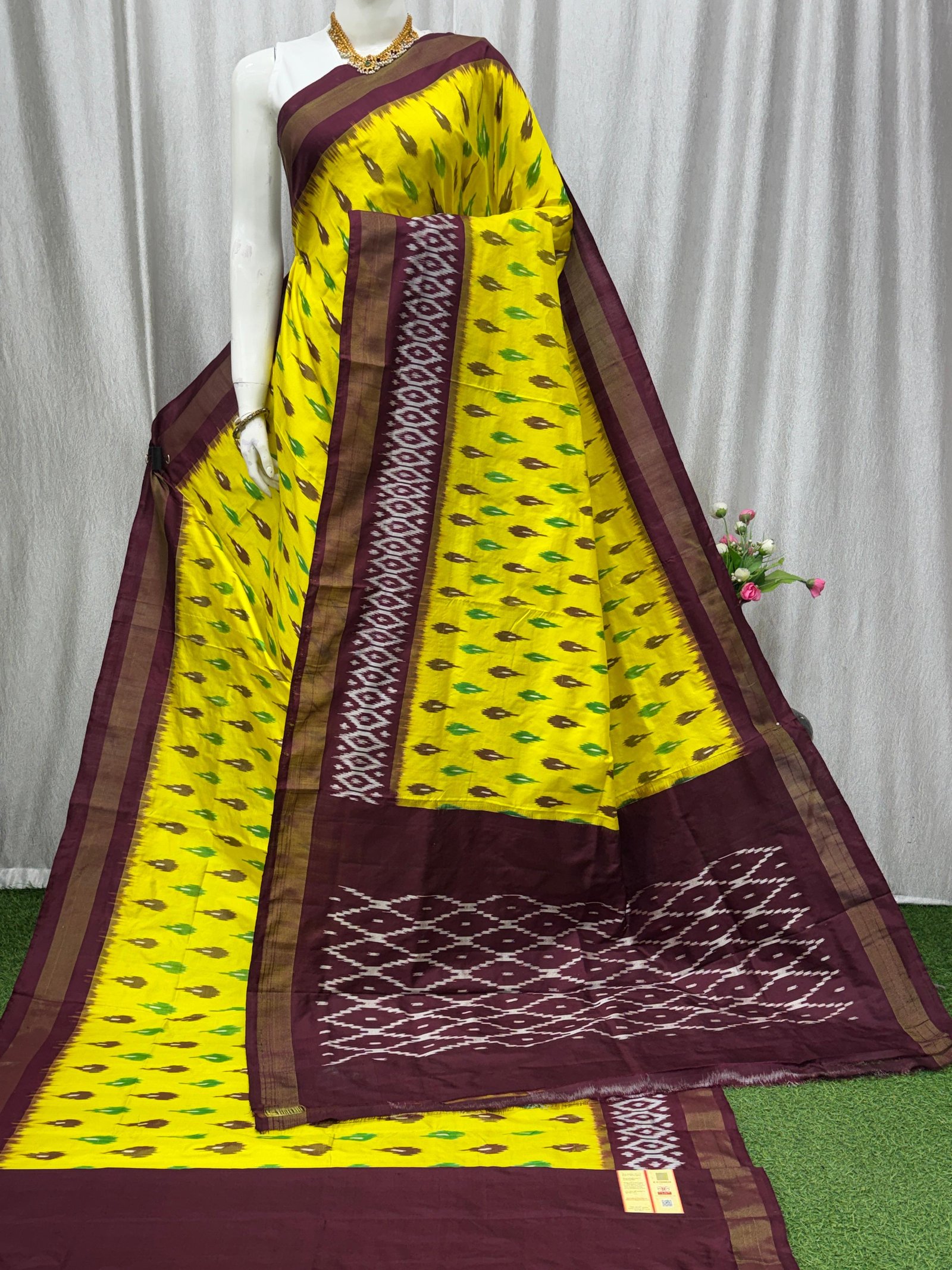 Lightweight Ikat Silk - PASKN18-LSWBDTCCD-29