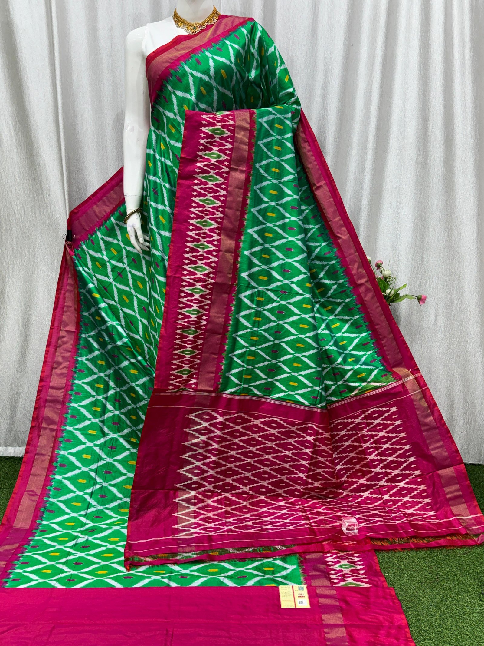 Lightweight Ikat Silk - PASKN18-LSWBDTCCD-35