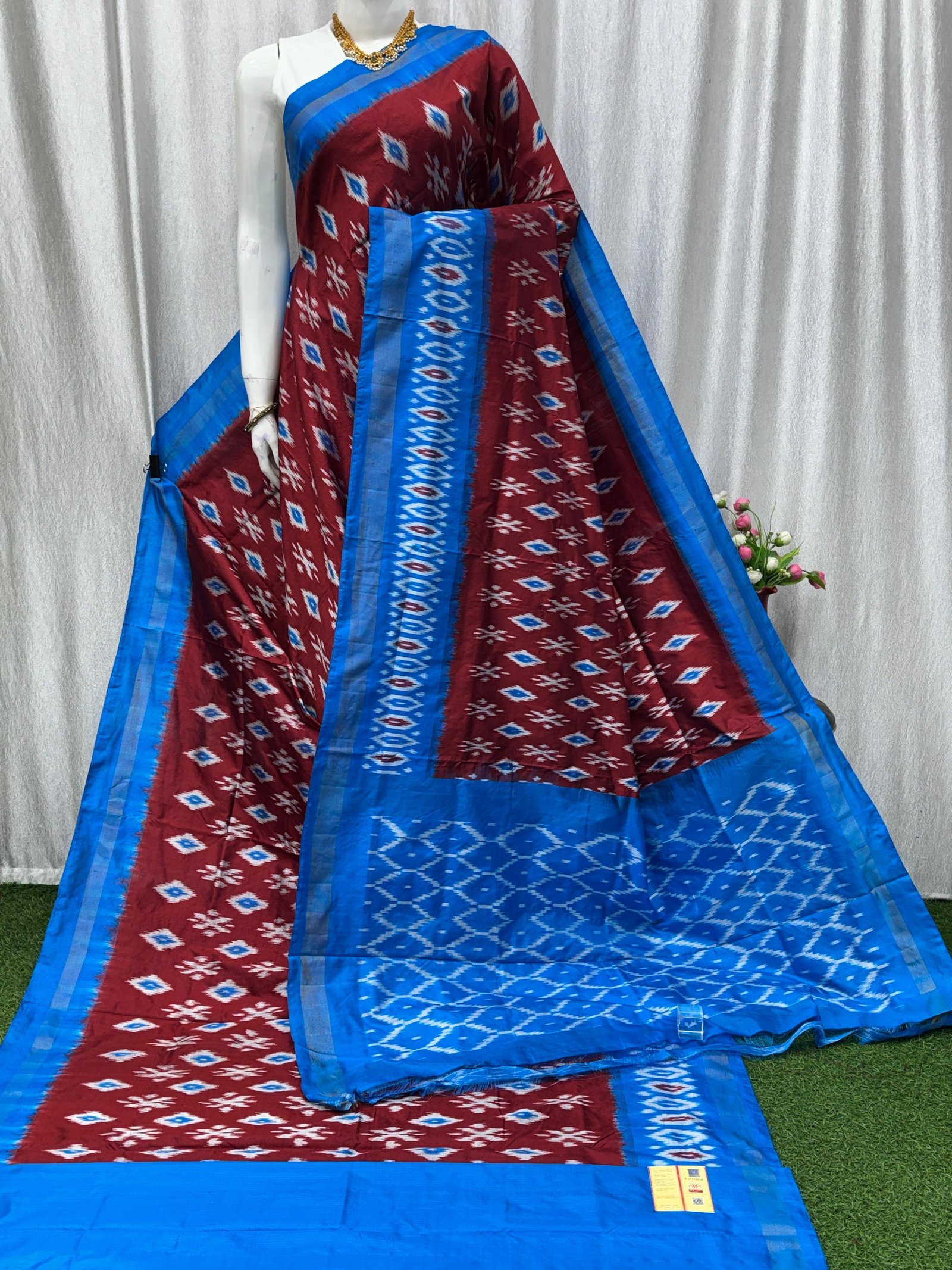 Lightweight Ikat Silk - PASKN18-LSWBDTCCD-46