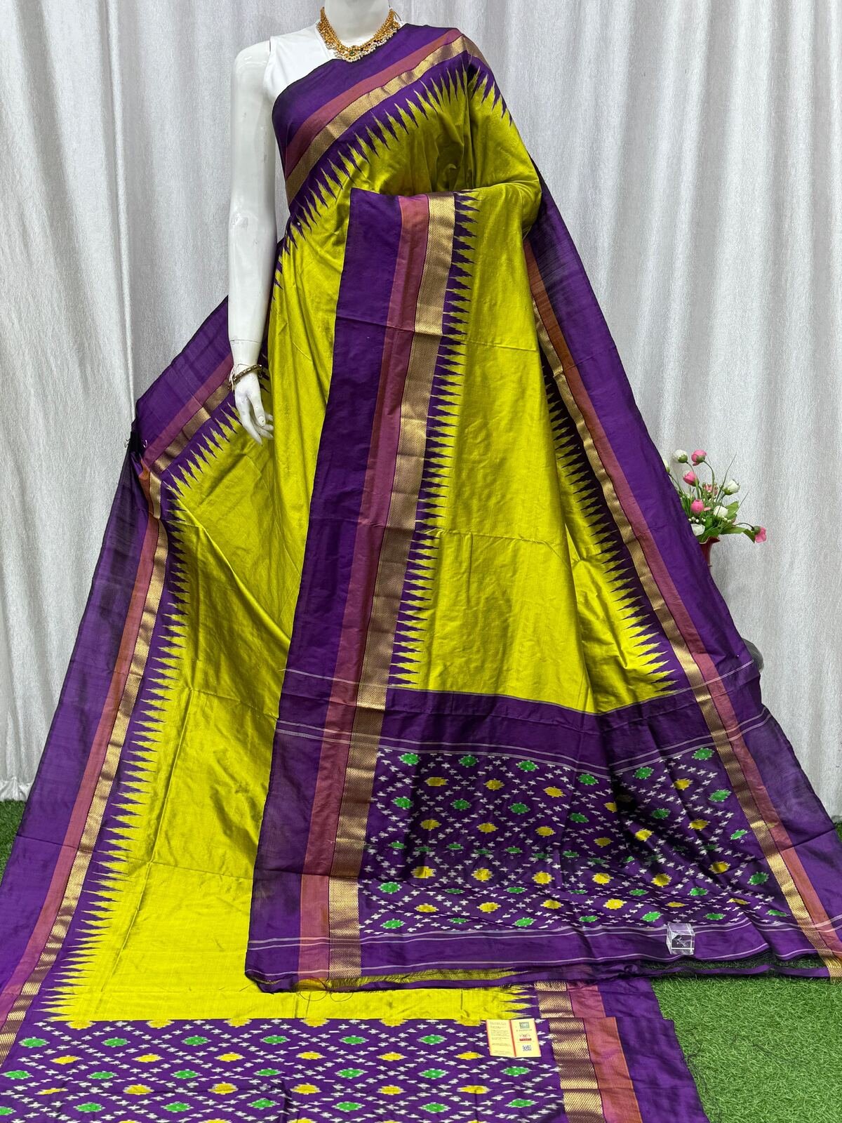Lightweight Ikat Silk - PASKN24-LSWBCTZCD-09