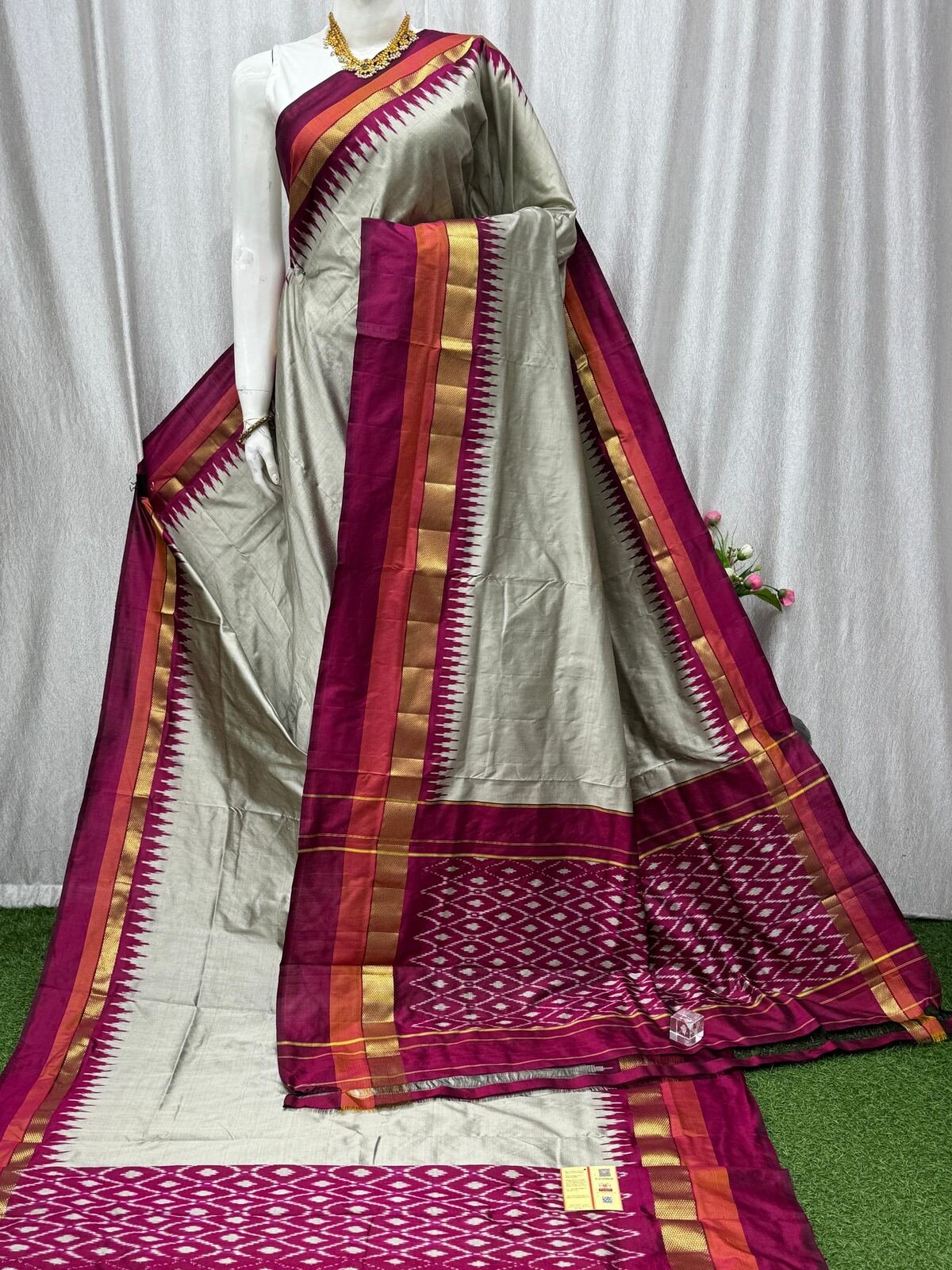 Lightweight Ikat Silk - PASKN24-LSWBCTZCD-12