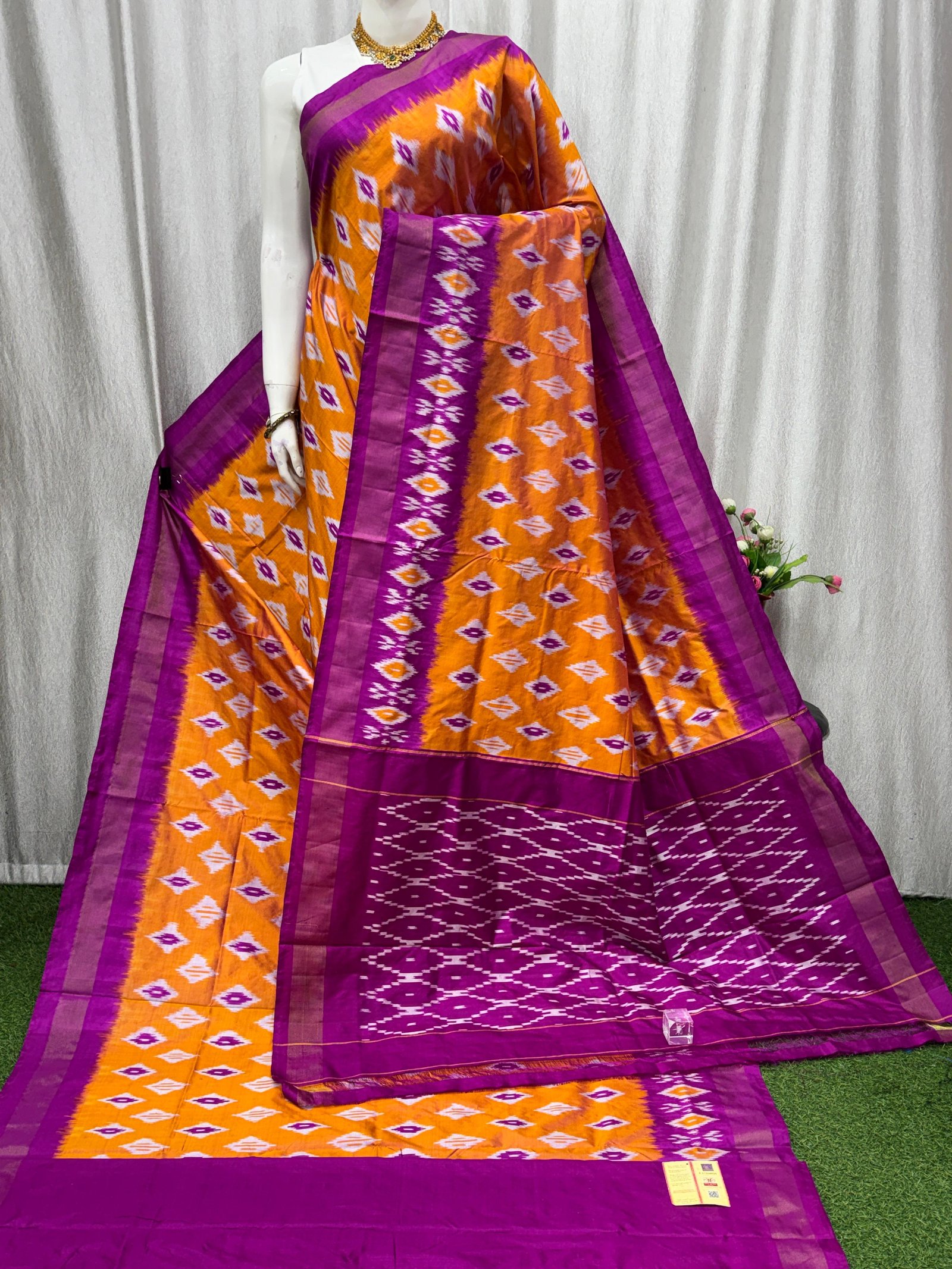 Lightweight Ikat Silk - PASKN27-LSWBDTDCC-03