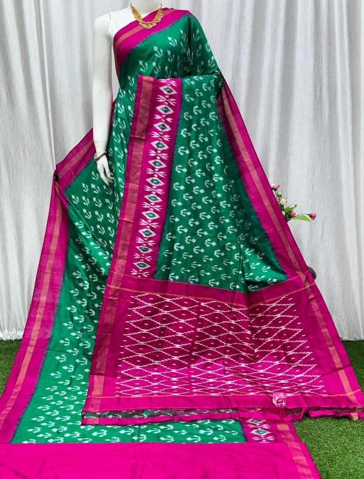Lightweight Ikat Silk - PASKN27-LSWBDTDCC-07