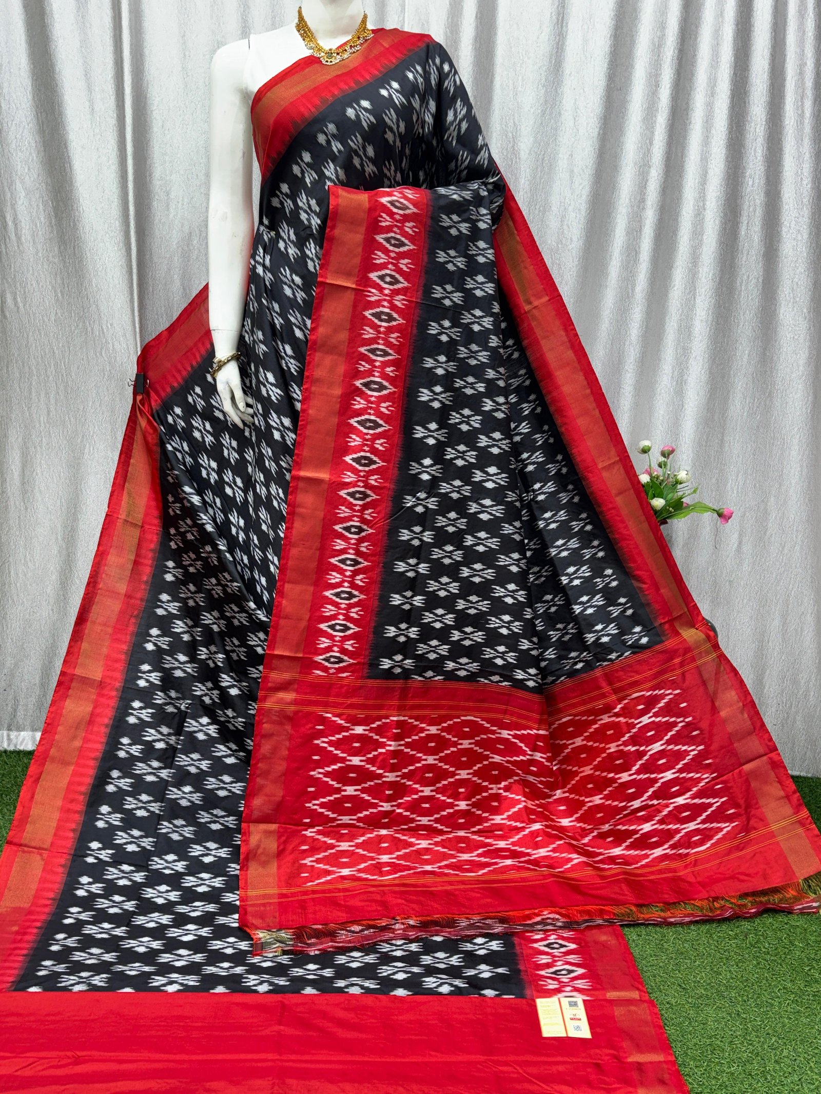 Lightweight Ikat Silk - PASKN27-LSWBDTDCC-25
