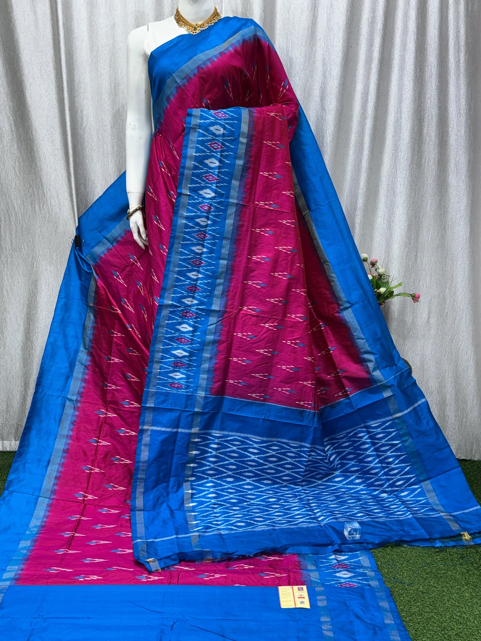 Lightweight Ikat Silk - PASKN27-LSWBDTDCC-40