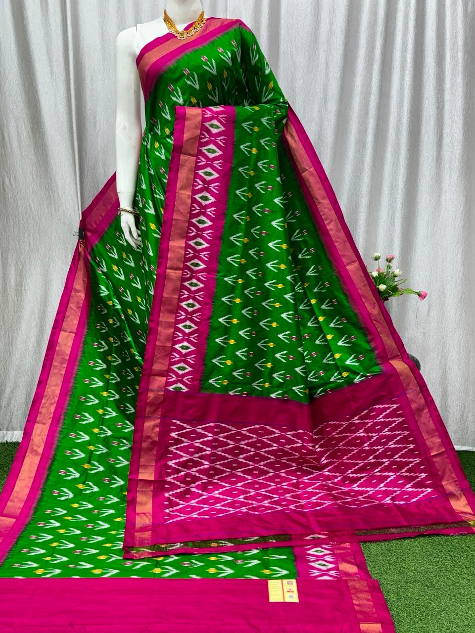 Lightweight Ikat Silk - PASKN27-LSWBDTDCC-47