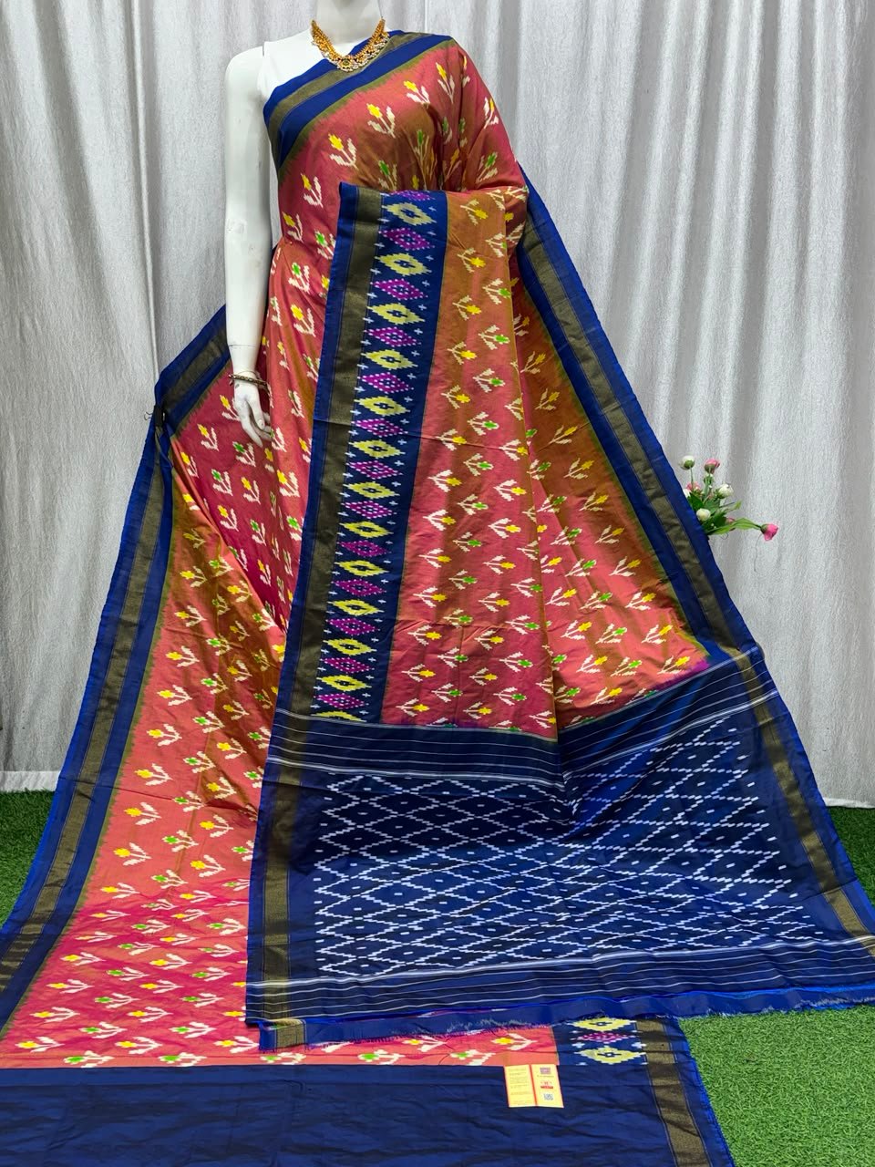 Lightweight Ikat Silk - PASKN27-LSWBDTDCC-55