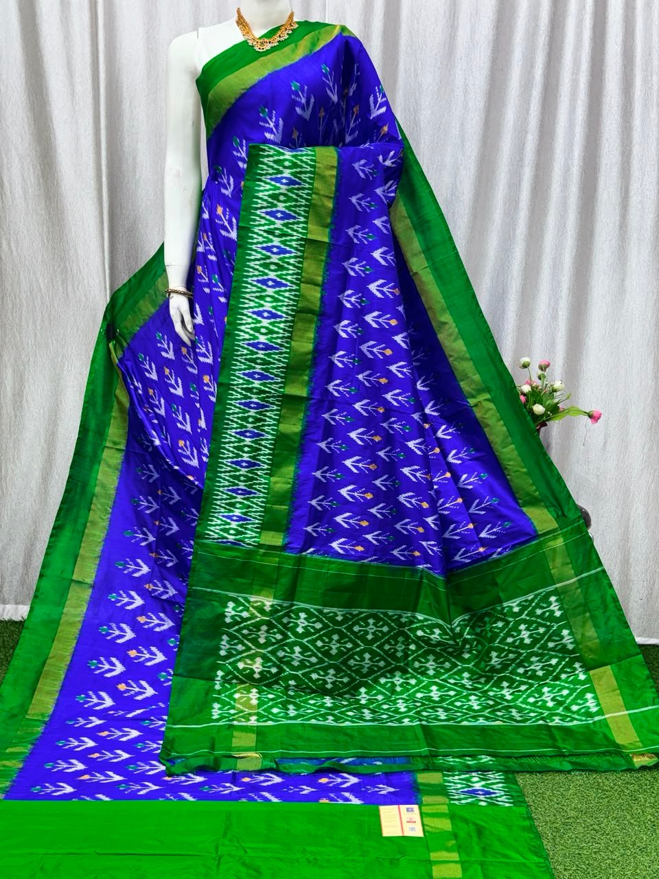 Lightweight Ikat Silk - PASKN27-LSWBDTDCC-58