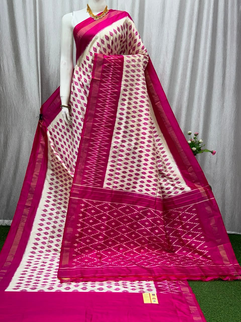 Lightweight Ikat Silk - PASKN27-LSWBDTDCC-61