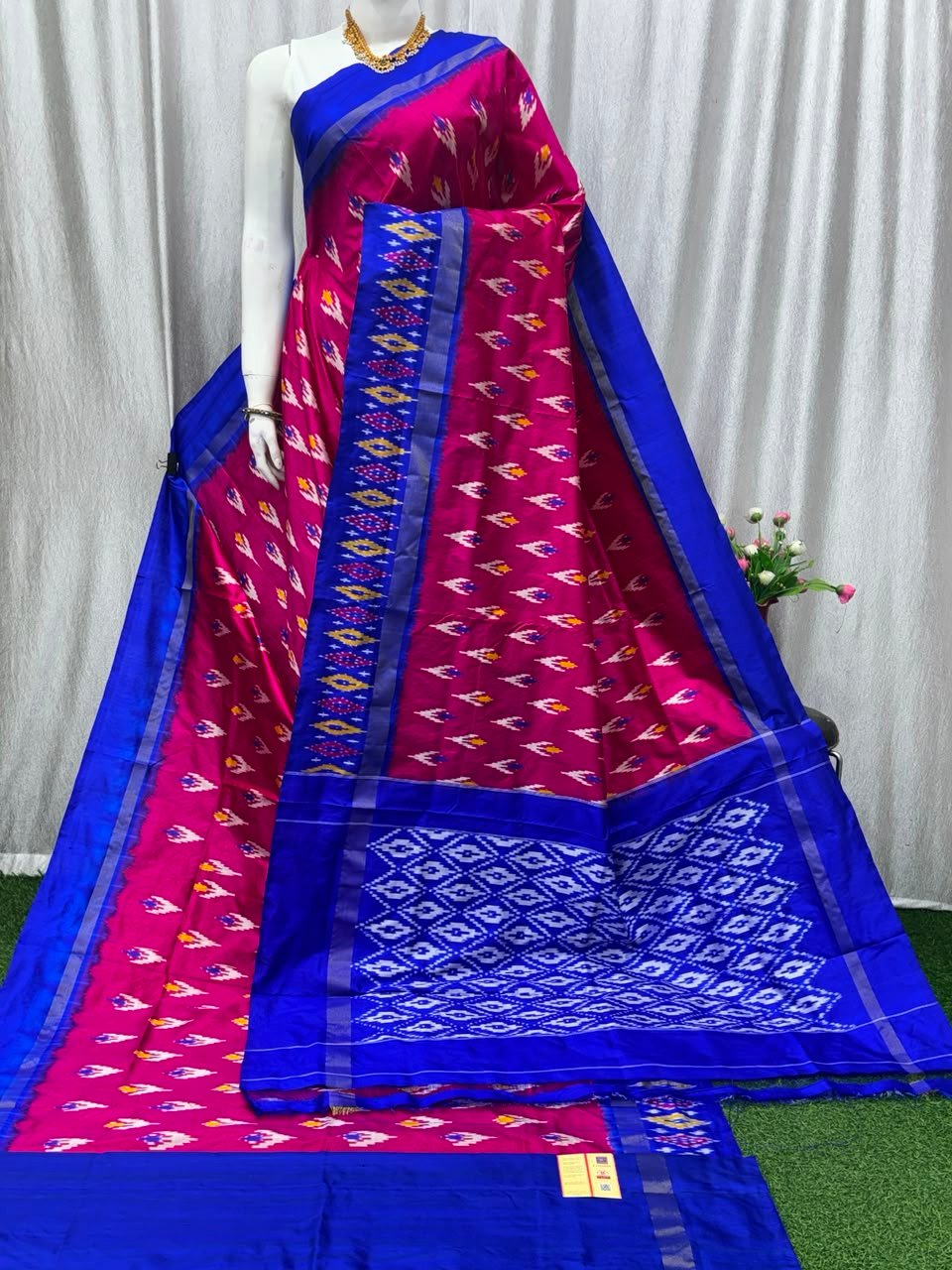 Lightweight Ikat Silk - PASKN27-LSWBDTDCC-65
