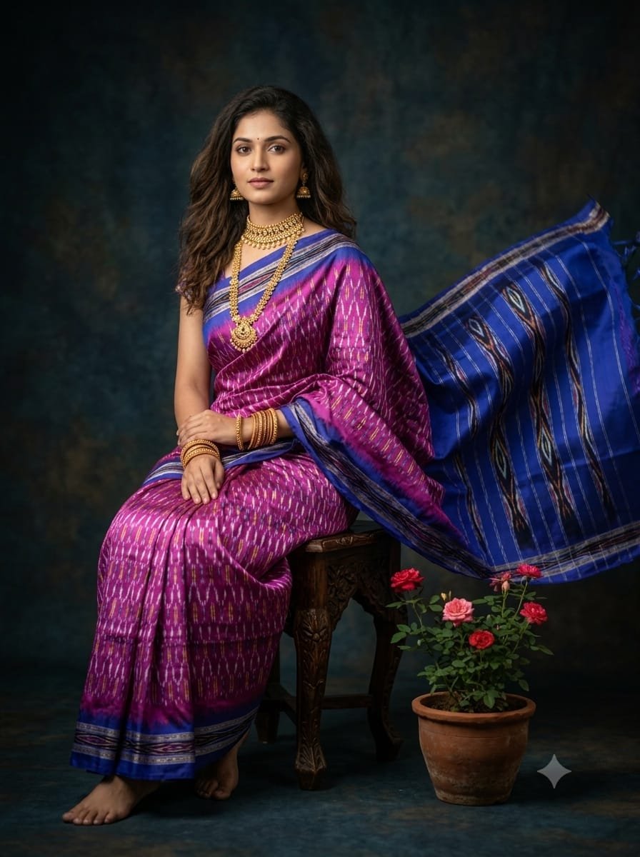 Lightweight Ikat Silk - PGMRL08-LSNBCSBDC-04