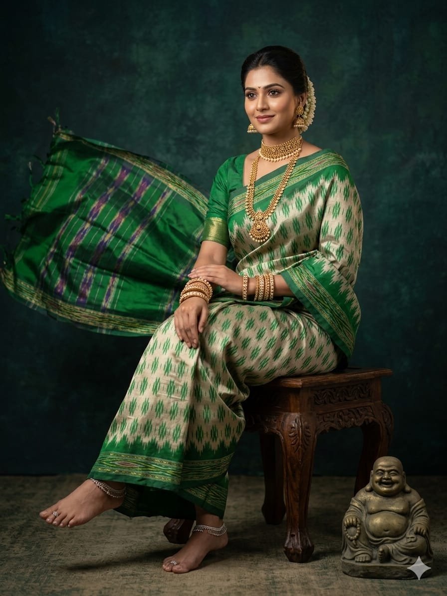 Lightweight Ikat Silk - PGMRL08-LSNBCSBDC-09