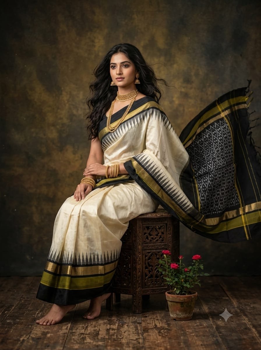 Lightweight Ikat Silk - PGMRL14-LSWBDTDCD-01