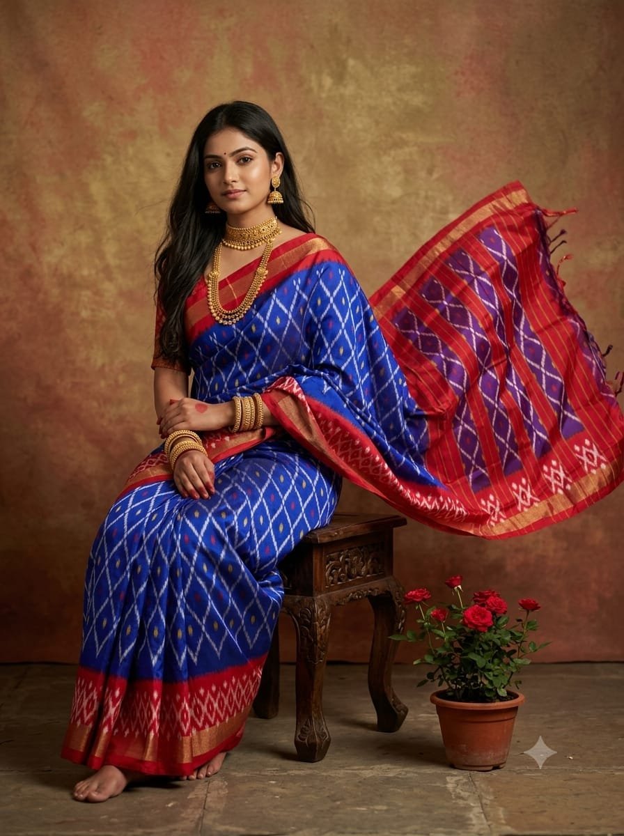 Lightweight Ikat Silk - PGMRL14-LSWBDTDCD-02