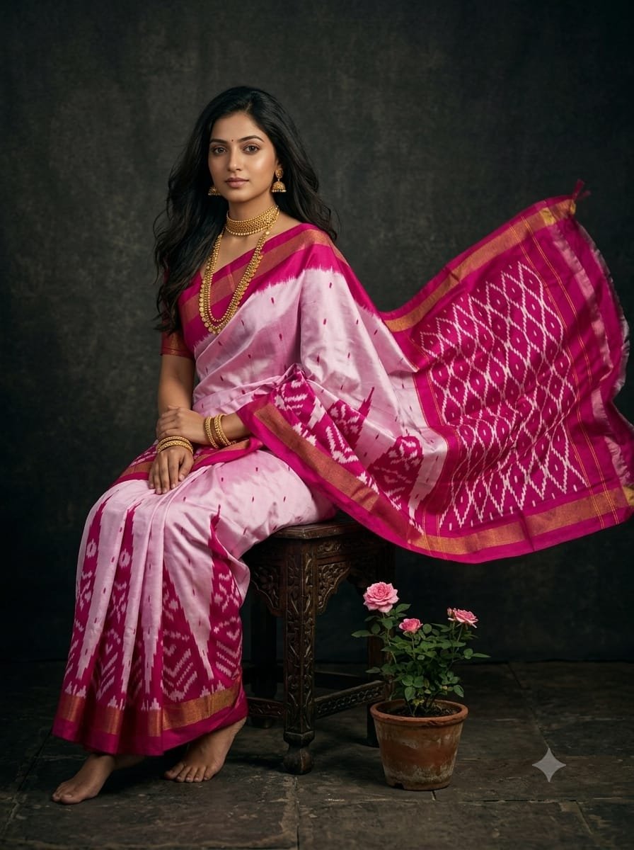 Lightweight Ikat Silk - PGMRL14-LSWBDTDCD-06