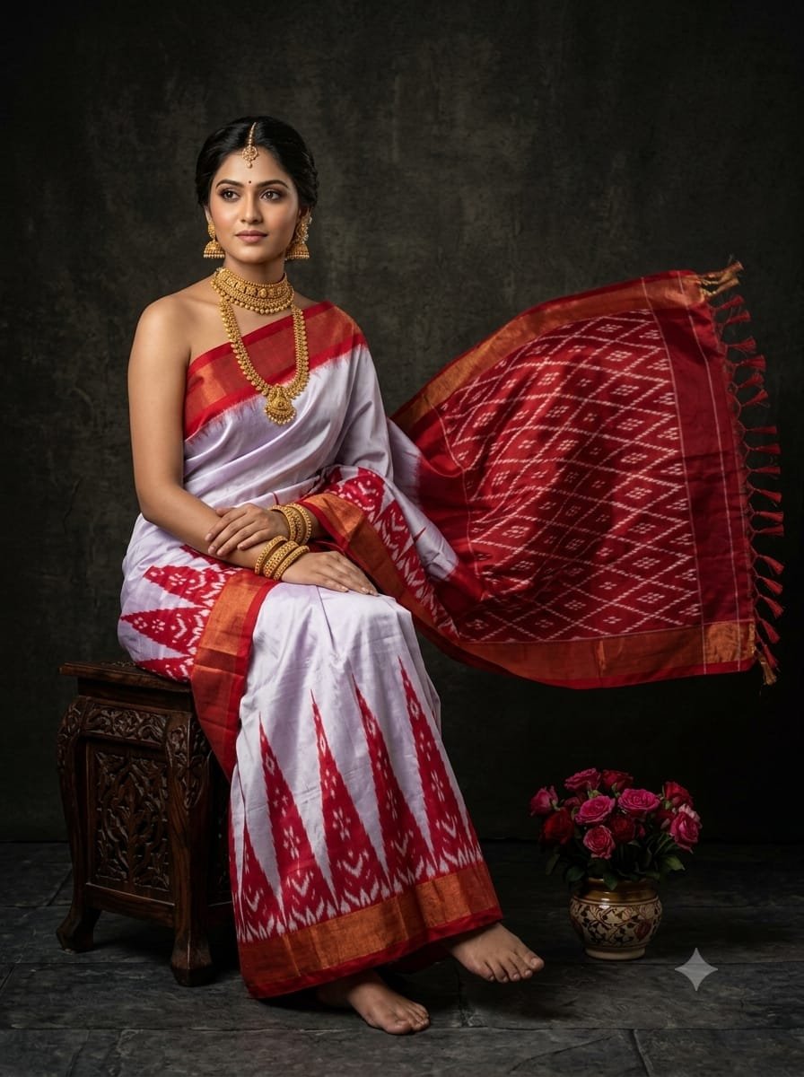 Lightweight Ikat Silk - PGMRN26-LSWBDTDCD-49