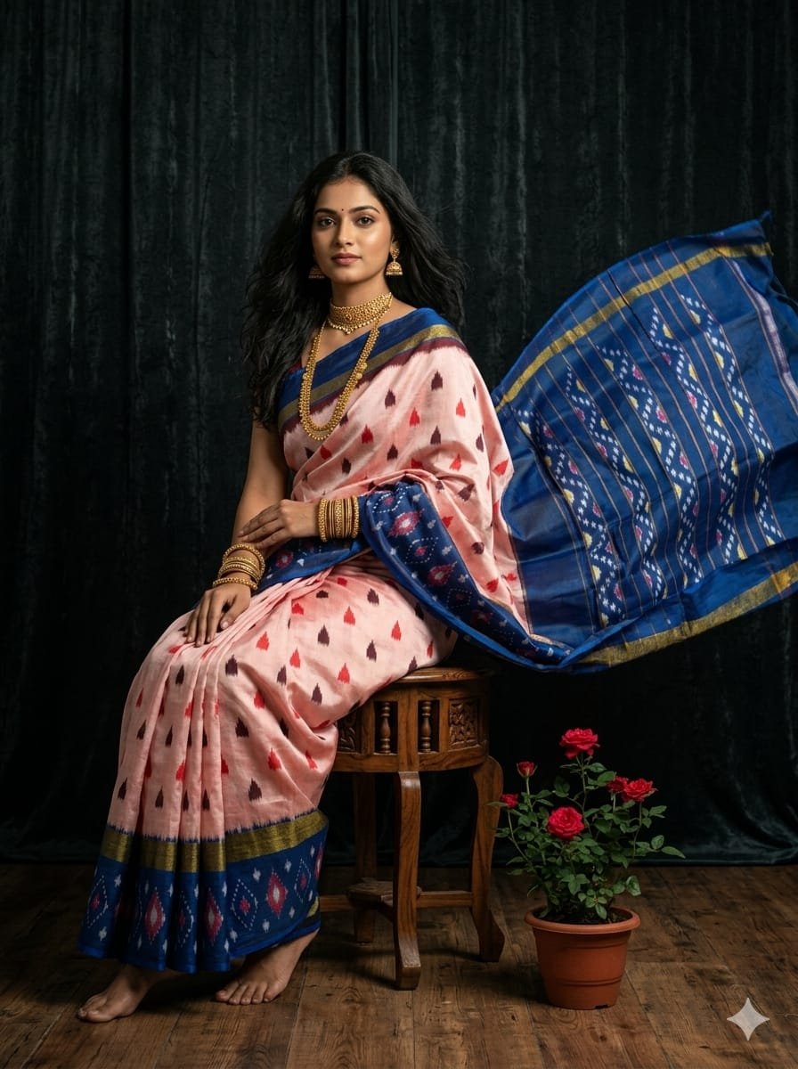Lightweight Ikat Silk - PGMRN26-LSWBDTDCD-59