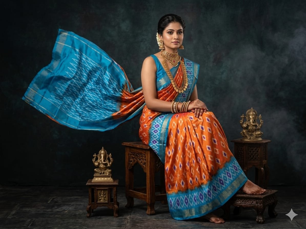 Light Weight Silk Saree - PGMRY23-ILWSDTDCC-11