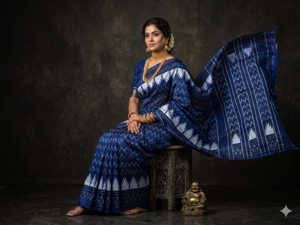 Light Weight Silk Saree - PGMRY23-ILWSDTDCC-25