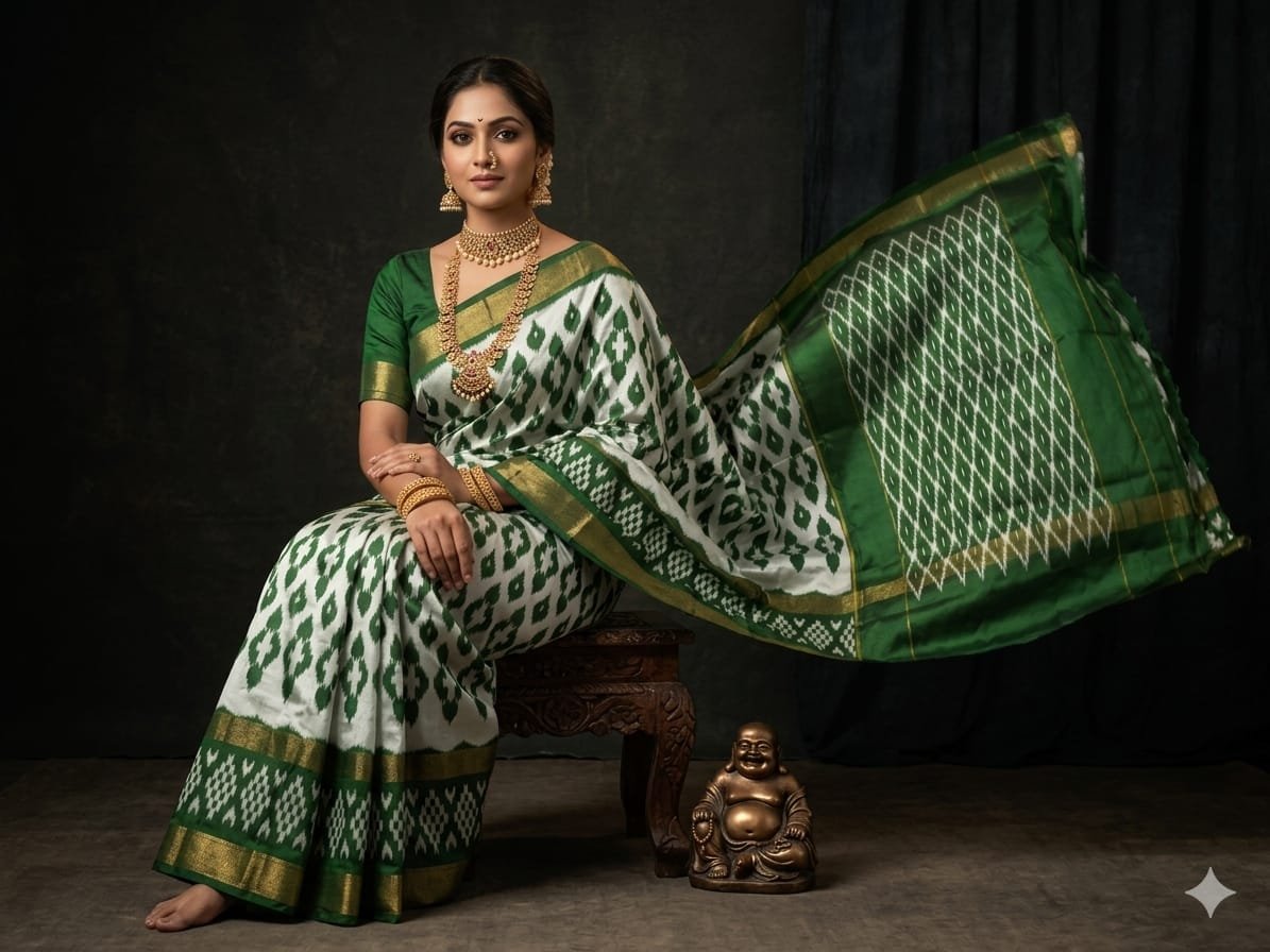 Light Weight Silk Saree - PGMRY23-ILWSDTDCC-32