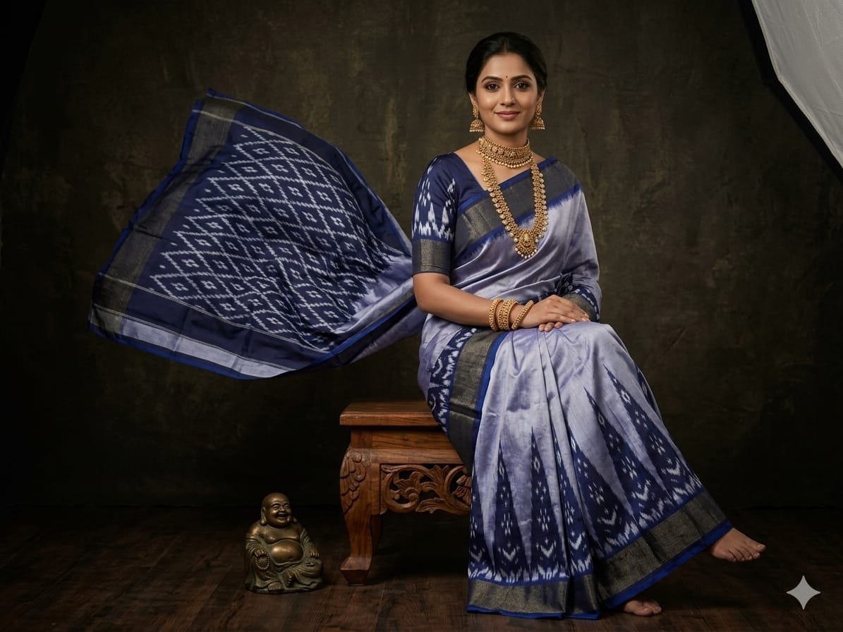Light Weight Silk Saree - PGMRY23-ILWSDTDCC-51