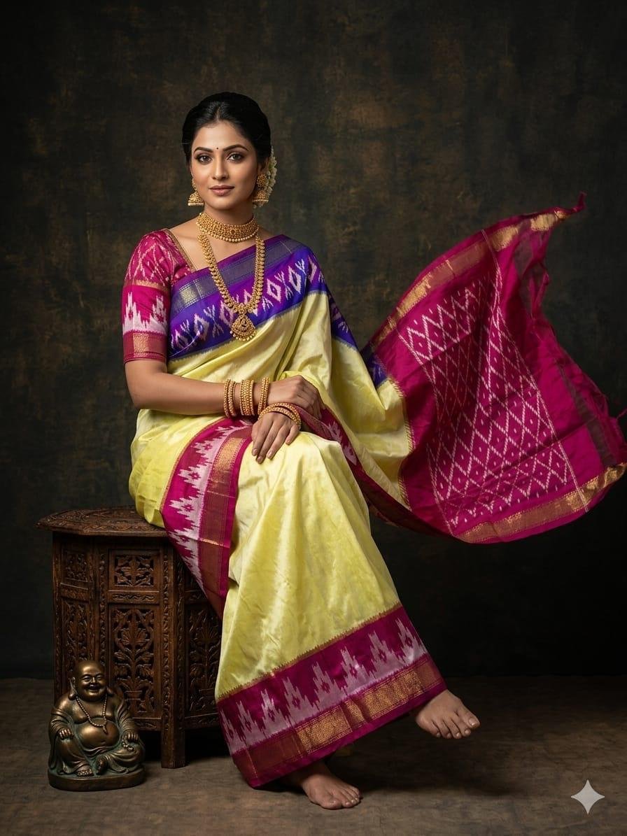 Light Weight Silk Saree - PGMRY31-LSWBDTDCC-01