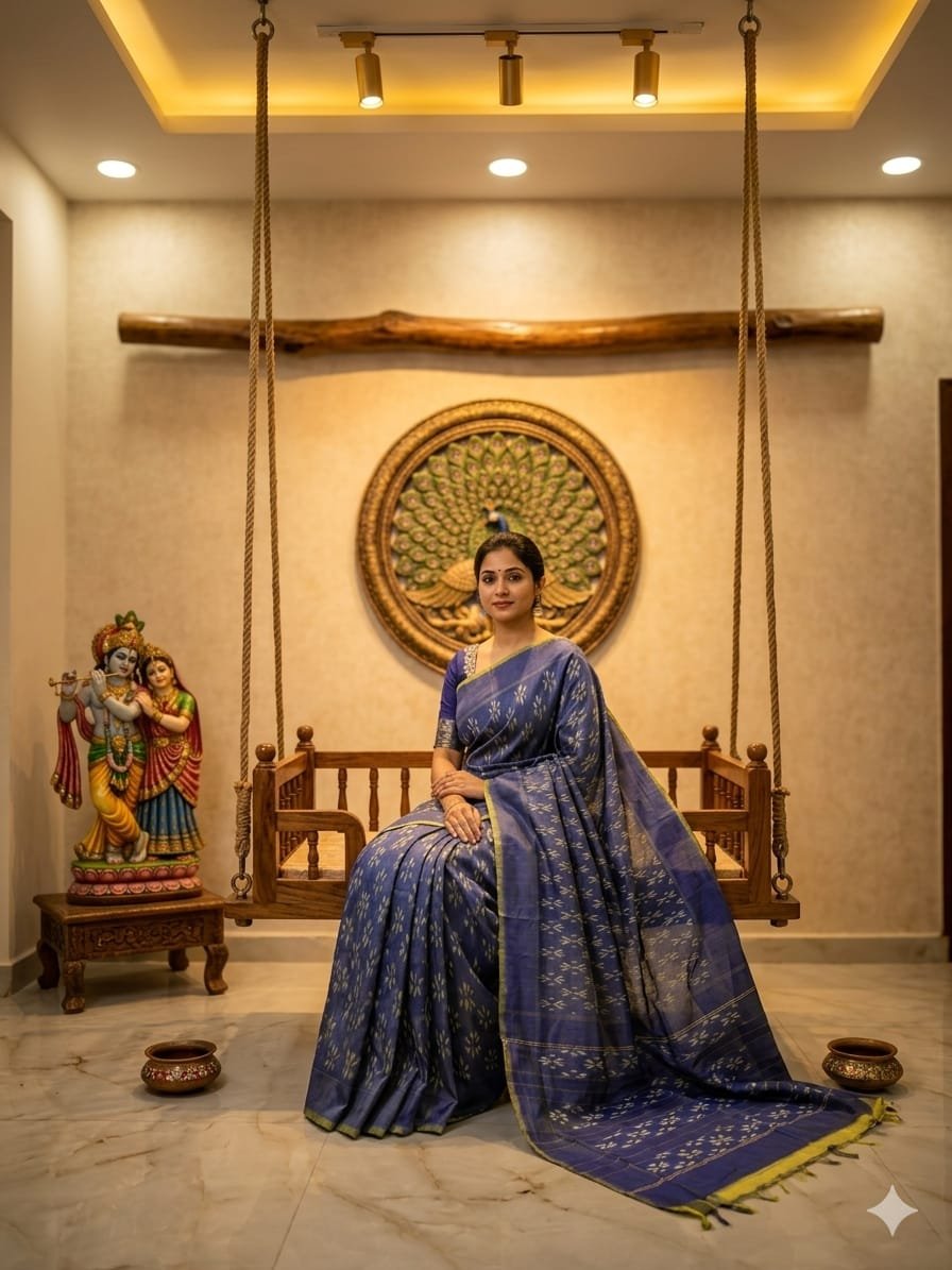 Light Weight Silk Saree - PRKSY24-ILWSDTCDC-03