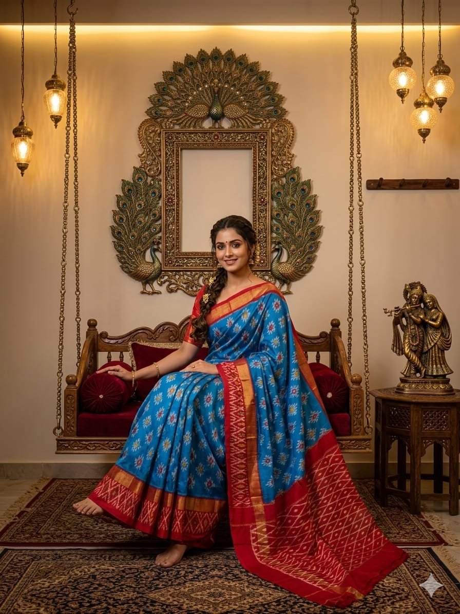 Light Weight Silk Saree - PRKSY24-ILWSDTCDC-10