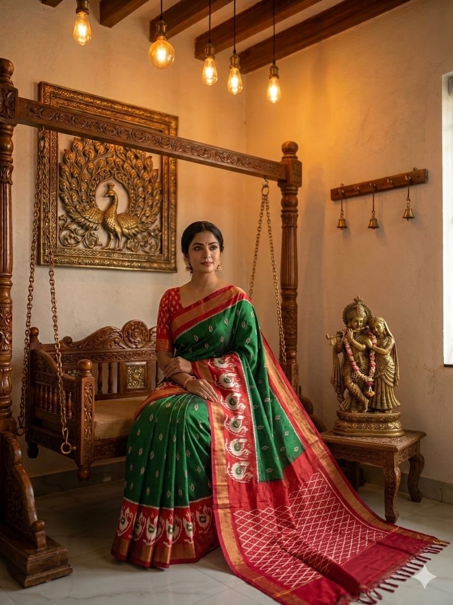 Light Weight Silk Saree - PRKSY24-ILWSDTCDC-24