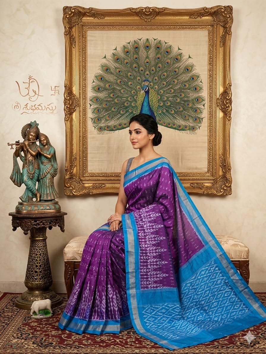 Light Weight Silk Saree - PRKSY24-ILWSDTCDC-29
