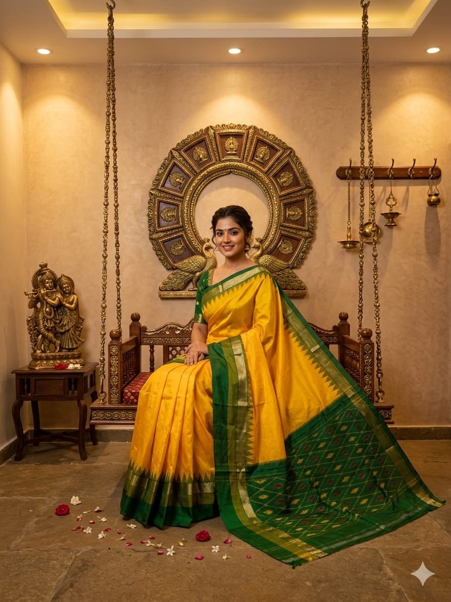 Light Weight Silk Saree - PRKSY24-ILWSDTCDC-39