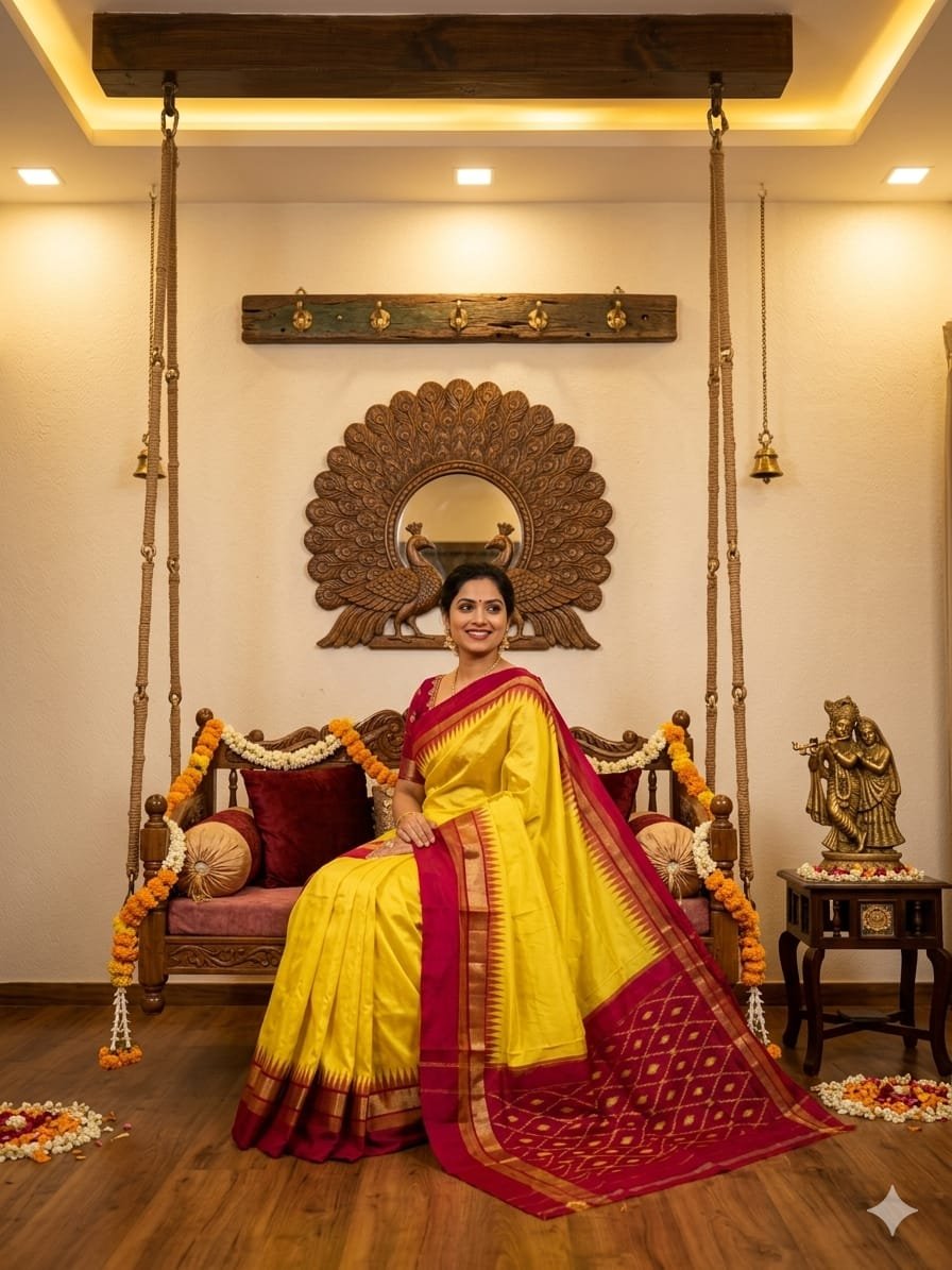 Light Weight Silk Saree - PRKSY24-ILWSDTCDC-40