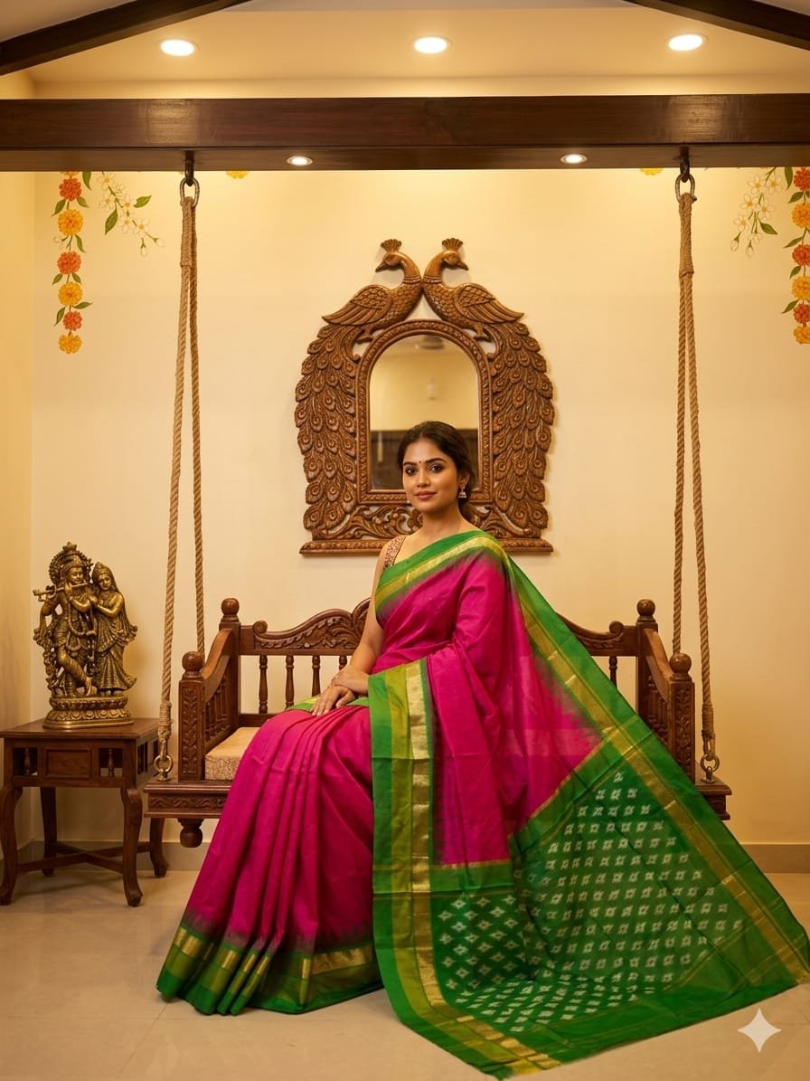 Light Weight Silk Saree - PRKSY24-ILWSDTCDC-41