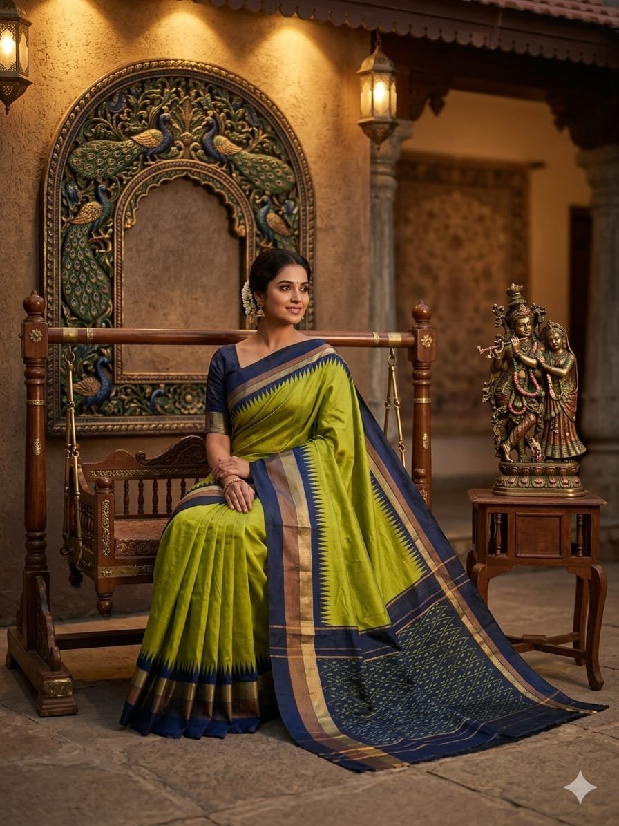 Light Weight Silk Saree - PRKSY24-ILWSDTCDC-48