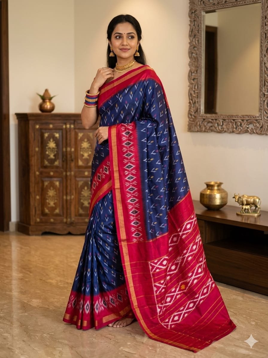 Light Weight Silk Saree - PRKSY24-LSWBDTCDC-34