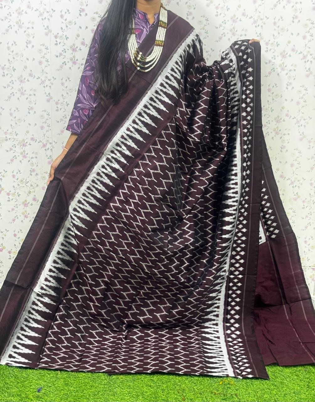 Lightweight Ikat Silk - PSDHG06-LSWBCTCCD-02