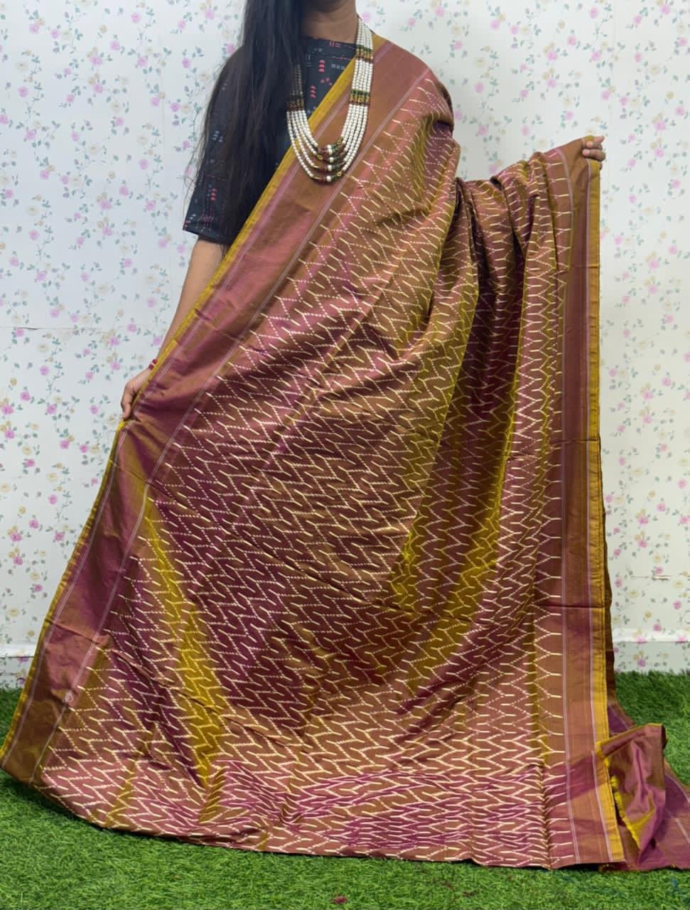 Lightweight Ikat Silk - PSDHG06-LSWBCTCCD-05