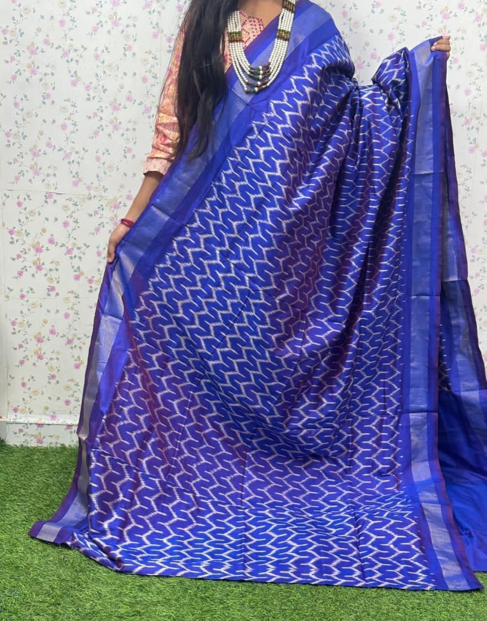 Lightweight Ikat Silk - PSDHG06-LSWBCTCCD-06