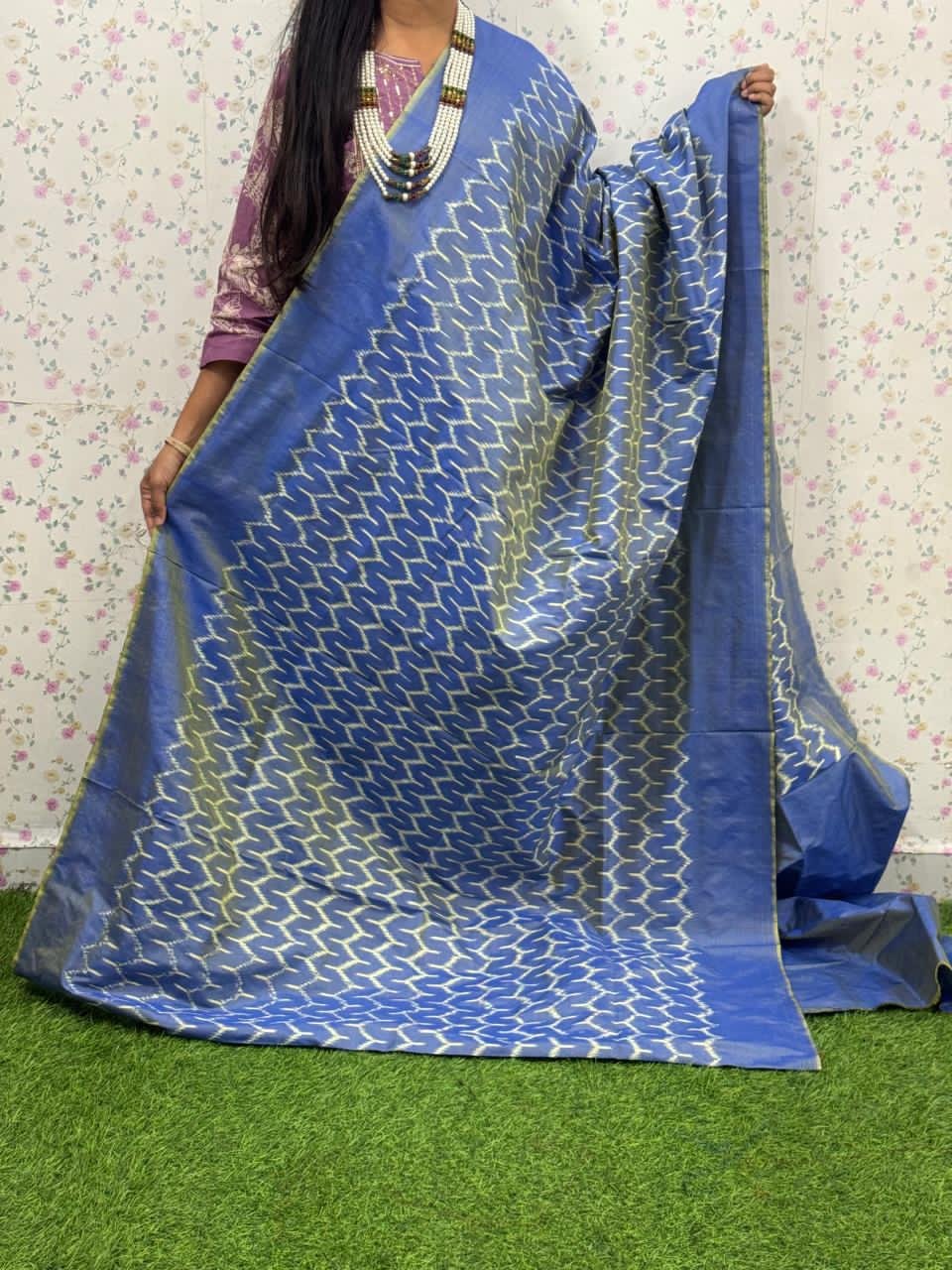 Lightweight Ikat Silk - PSDHG06-LSWBCTCCD-10