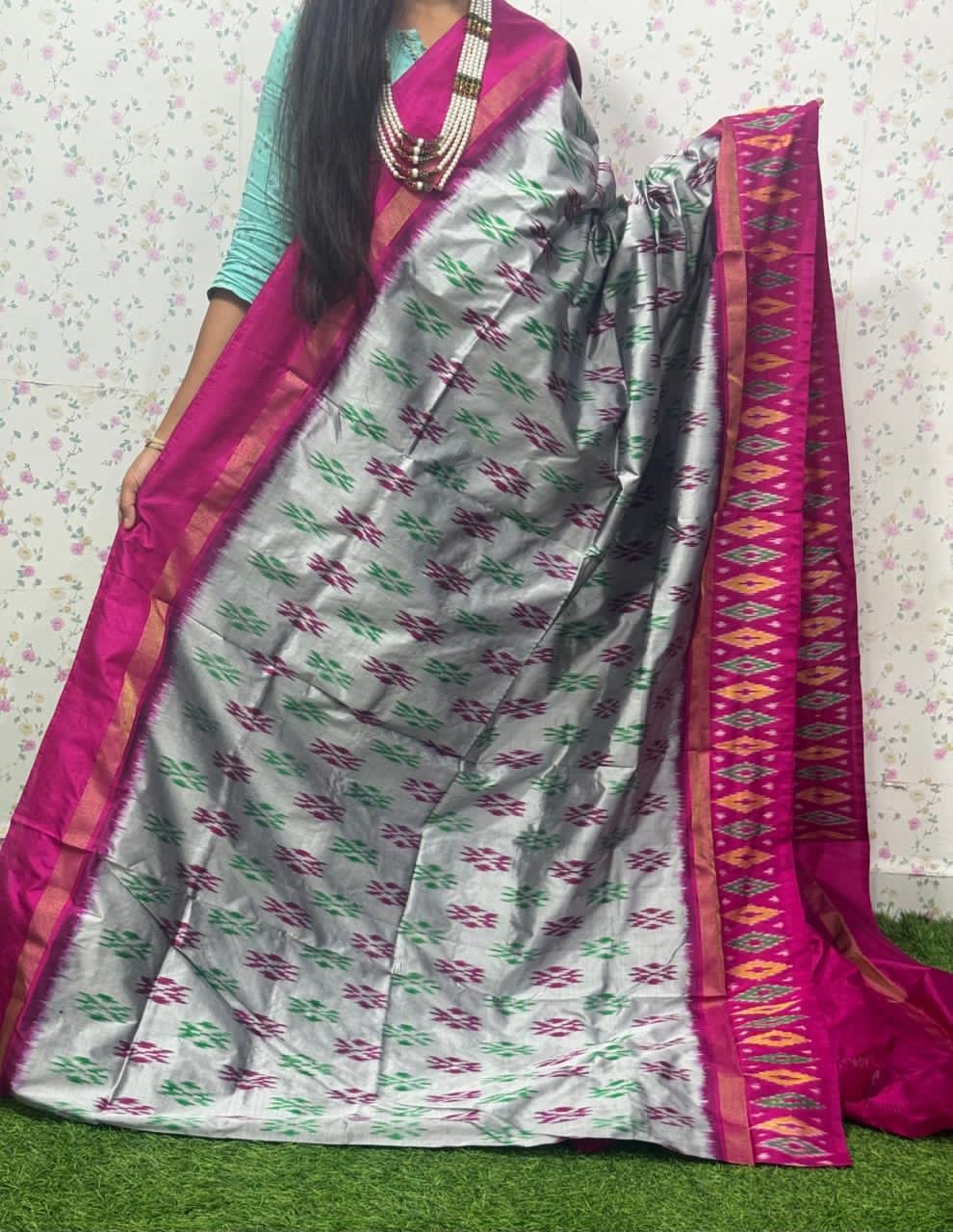 Lightweight Ikat Silk - PSDHG06-LSWBCTCCD-13
