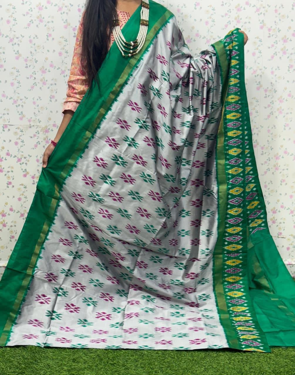 Lightweight Ikat Silk - PSDHG06-LSWBCTCCD-18