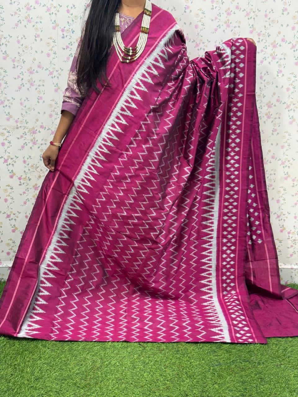 Lightweight Ikat Silk - PSDHG06-LSWBCTCCD-19