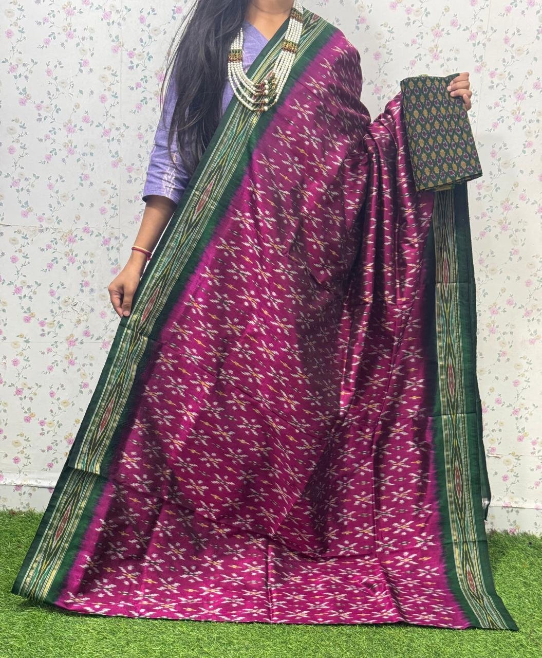 Lightweight Ikat Silk - PSDHG26-LSWBCXFDD-06