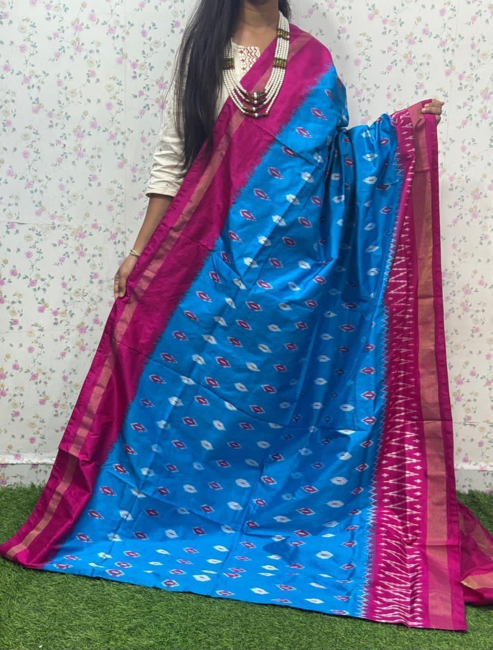 Lightweight Ikat Silk - PSDHN19-LSWBCTCCD-17