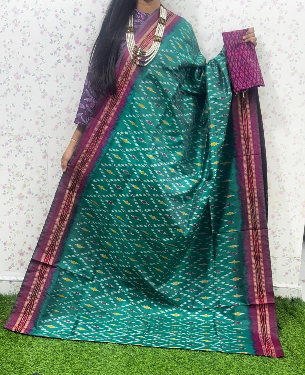 Lightweight Ikat Silk - PSDHO26-LSWBCXSCD-06