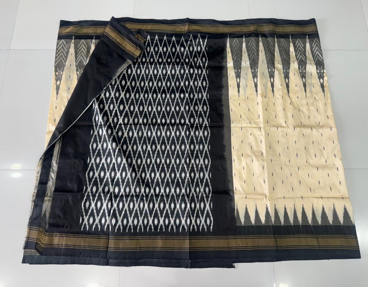 Lightweight Ikat Silk - PSDHO29-LSWBCTSCD-10