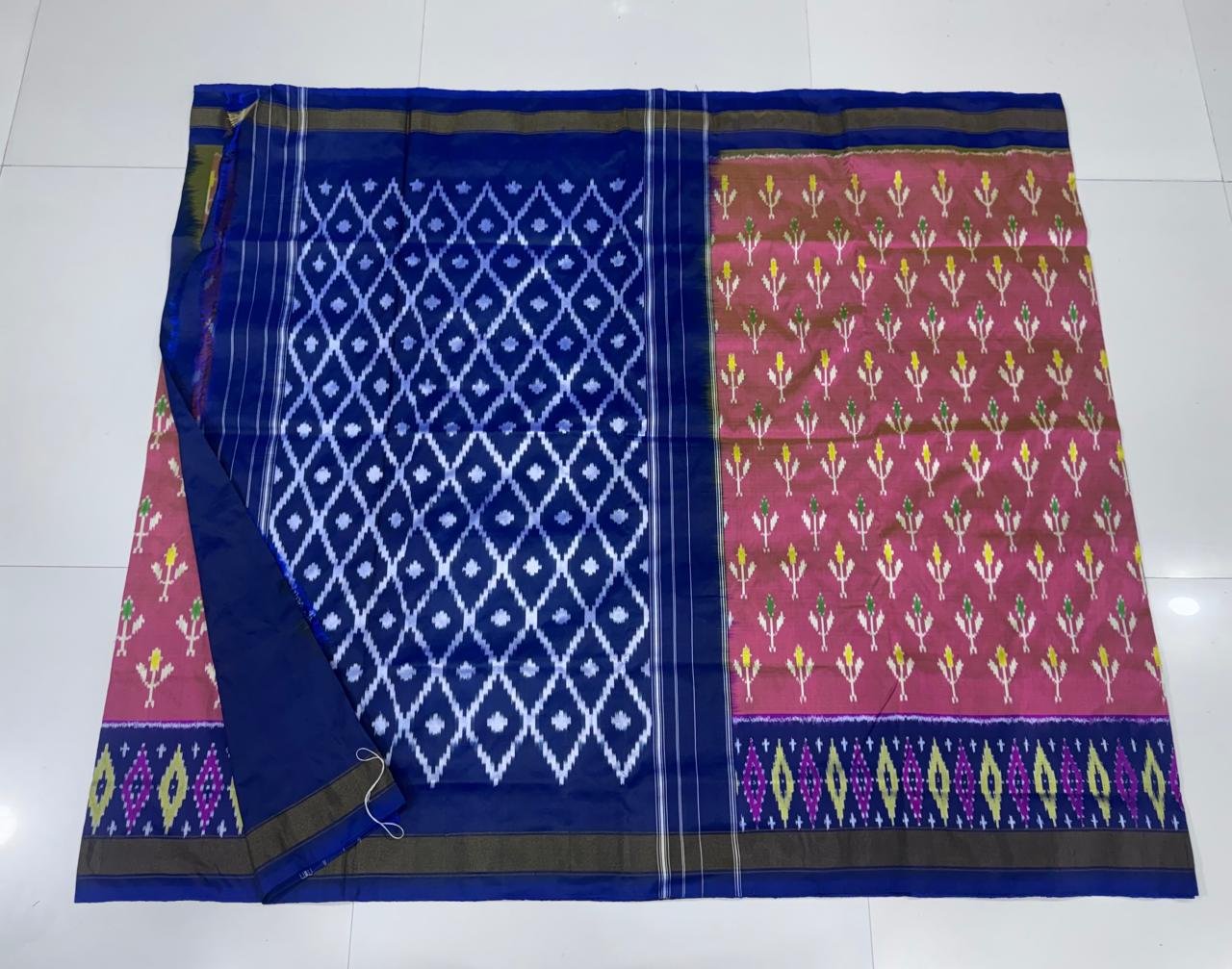 Lightweight Ikat Silk - PSDHO29-LSWBCTSCD-11