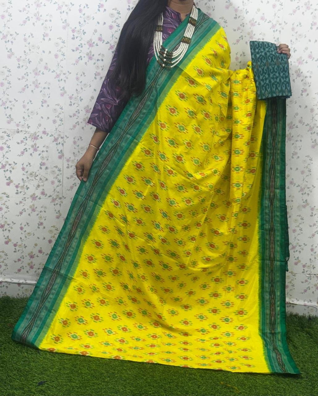 Lightweight Ikat Silk - PSDHS08-LSWBCXFDD-06