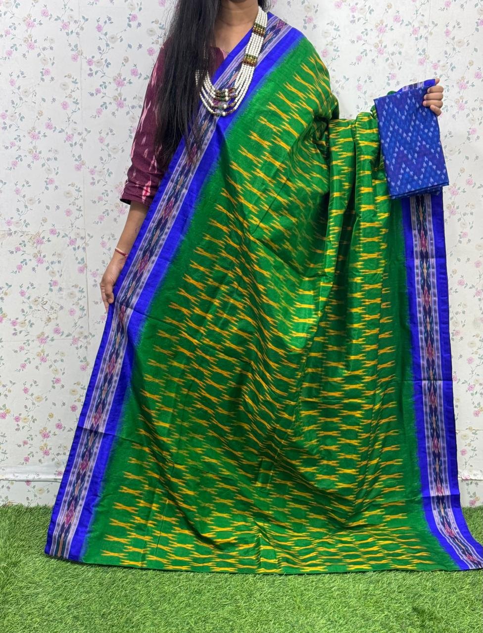 Lightweight Ikat Silk - PSDHS14-LSWBCXFDD-04