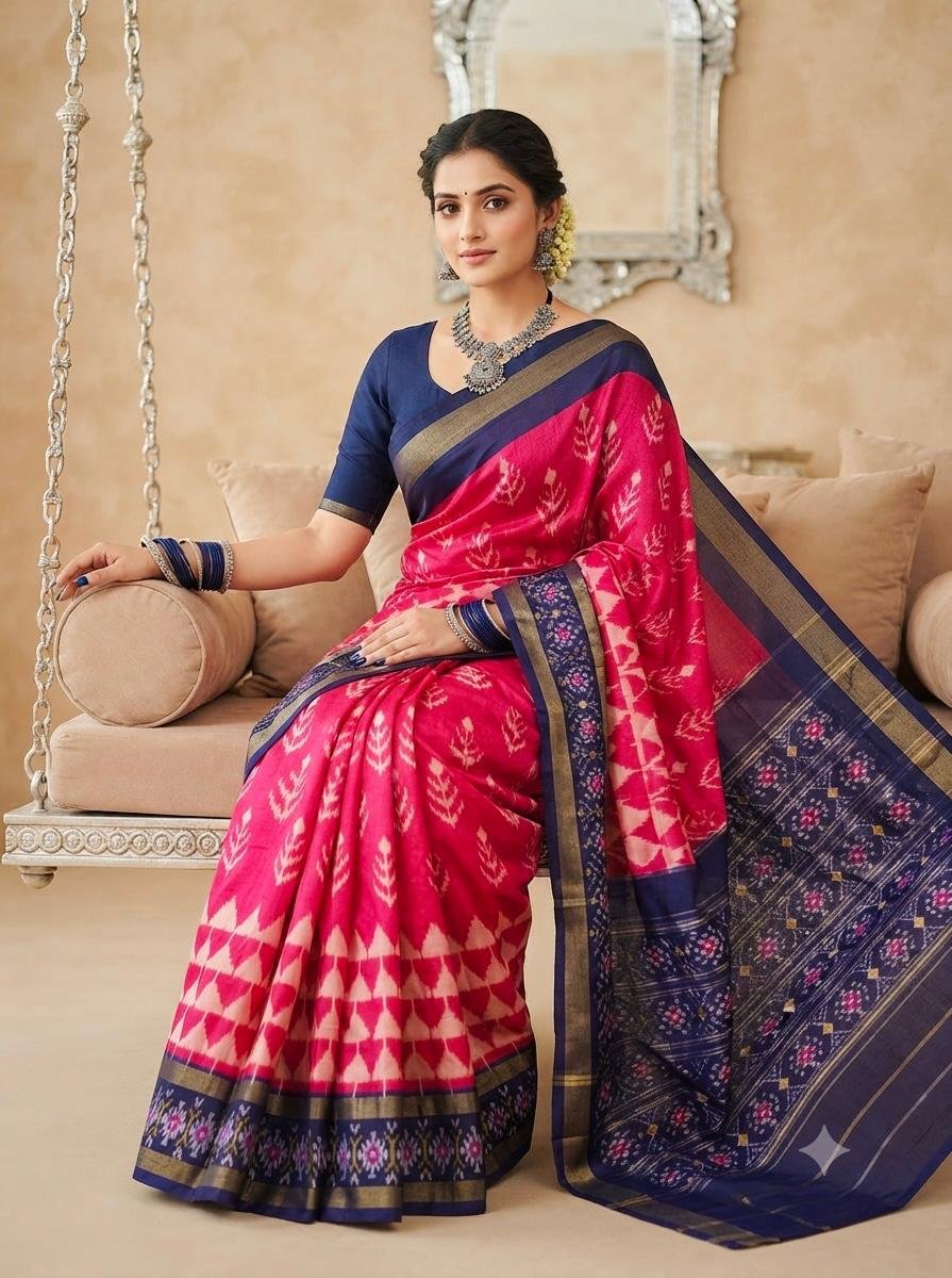 Lightweight Ikat Silk - PSRGG01-LSWBCTDCC-02